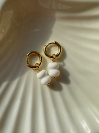 Серьги Ариэль из ракушки