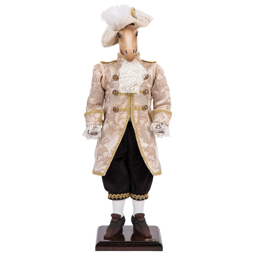 Кукла интерьерная коллекционная Конь Аристократ