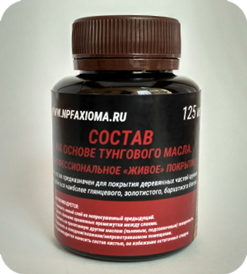 Состав на основе Тунгового масла. Профессиональное «живое» покрытие.
