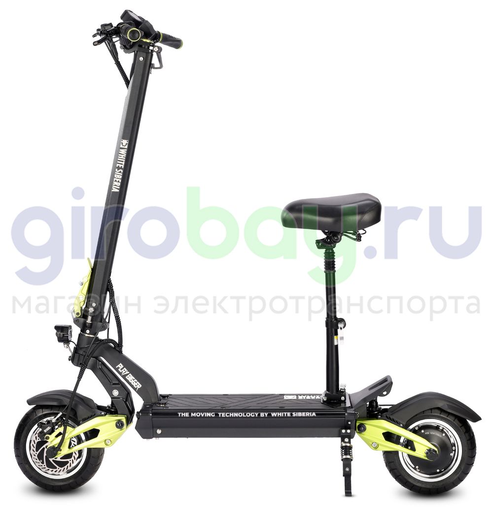 Электросамокат WHITE SIBERIA NERPA PRO 3600W Elka Green (зеленый) фото фото №5
