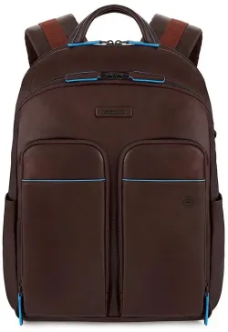 Рюкзак мужской Piquadro Blue Square коричневый из натуральной кожи (CA5574B2V/MO)