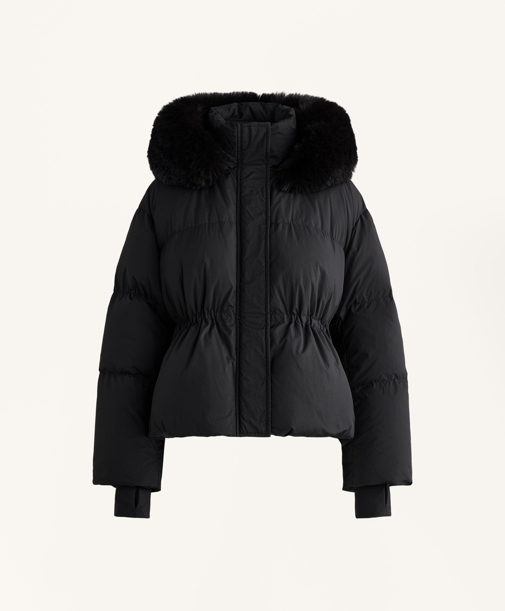 Oysho Короткий пуховик с наполнителем из 100%-го пуха, черный