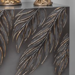 Тумба прикроватная Тропик Стайл Серый Голд правая