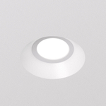 DK2081-WH Встраиваемый точечный светильник для натяжных ПВХ потолков INVIZ, IP 20, до 9 Вт, GU10, LED, белый, ABS-пластик