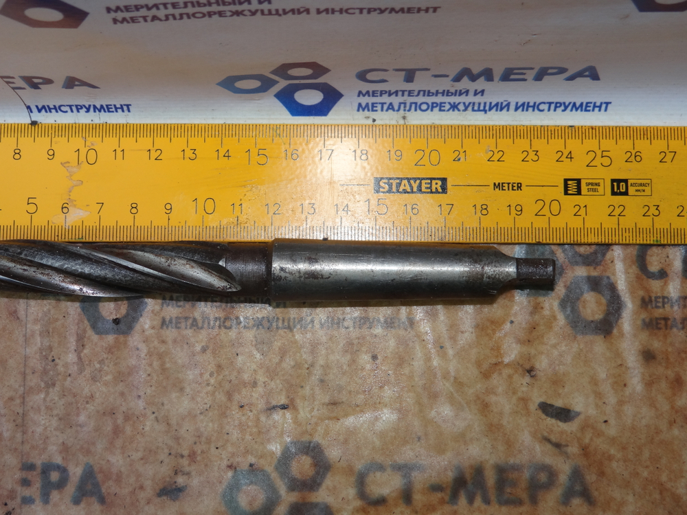 Зенкер цельный к/х 15х110х200 быстрореж. сталь К/М2 (следы экспл.)