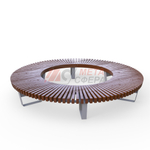 Лавка Rail Road 02 круг