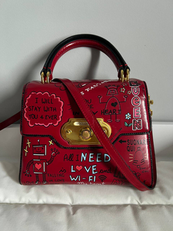 Сумка Dolce Gabbana Welcome Graffiti Large Satchel Bag