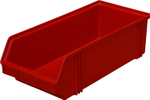 Ящик сплошной 500×230×150 мм, объем 17.25 л., арт.: 7964, красный, код: 00568