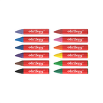 Пастель масляная Erich Krause 12 цветов, трехгранная, картонная упаковка, европодвес, "Artberry"