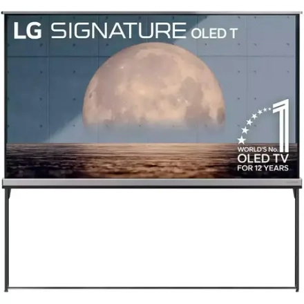 Телевизор LG OLED77T49LA, прозрачный и полностью беспроводной OLED