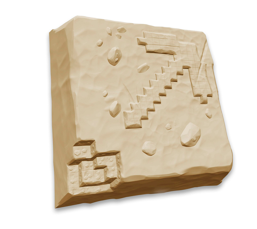 Раскопки КУБИКРАФТ (6 фигур, 6 крист,, инструмент)