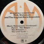 Rick Wakeman And The English Rock Ensemble ‎– No Earthly Connection (США 1976г.)