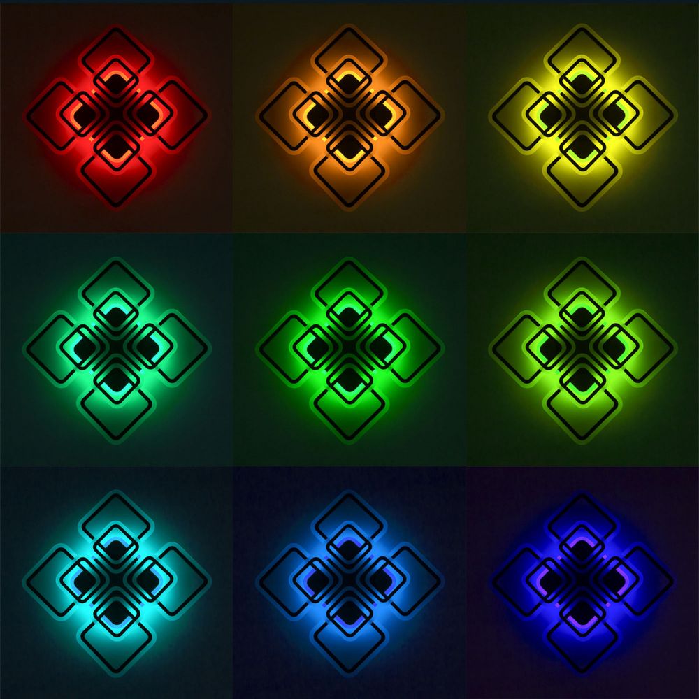 Citilux Марсель Смарт CL232A185E RGB Умная люстра Чёрная