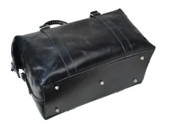 Дорожная сумка из натуральной кожи "Atlas Dark Blue"