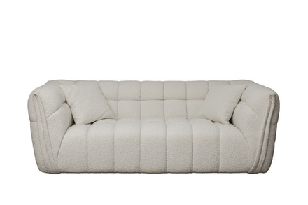 Диван Garda Decor двухместный Прато (GD, Prato) букле экрю Orso-ECRU 204*106**75 см
