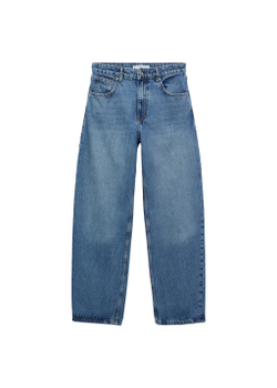 Джинсы-баллоны со средней талией