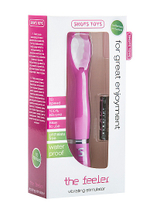 Розовый вибростимулятор The Feeler - 18 см. (Цвет: розовый)
