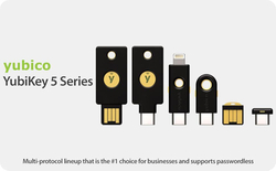 Yubico YubiKey 5C — Ключ безопасности для двухфакторной аутентификации (USB-C) Защитите свои онлайн-аккаунты с помощью FIDO-сертифицированного решения