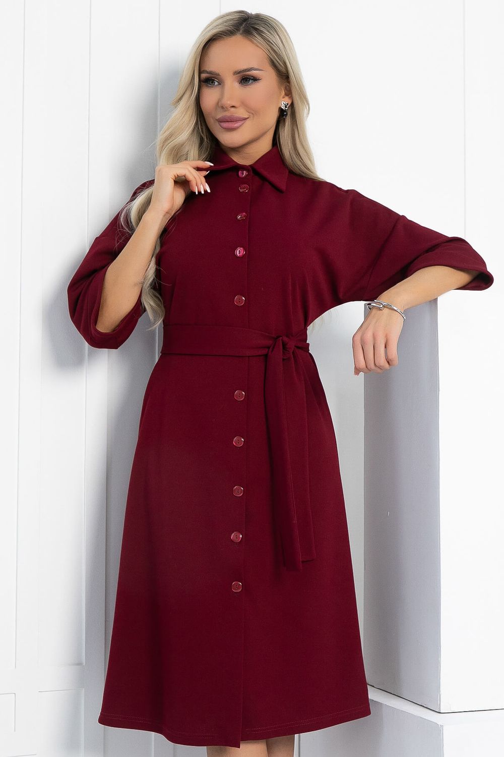 Платье Кэсси (бордовое) П12870-4М LT Collection