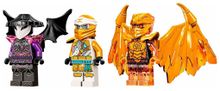 Конструктор LEGO NINJAGO 71770 Самолет Золотого Дракона Зейна