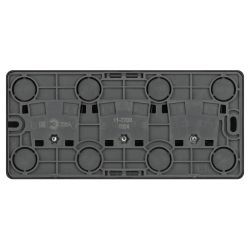 Розетка ЭРА Эксперт 11-2208-05 тройная с заземлением 3х2P+E Schuko IP20 16A-250В ОУ антрацит