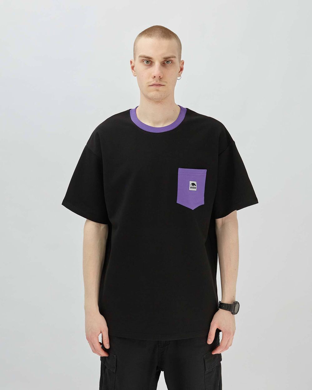 Футболка ANTEATER Phat Purple Pocket 215 Black