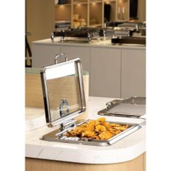 Мармит электрический 9 л 1/1*65 встраиваемый сухой нагрев без воды откидная крышка "KASA" SUNNEX