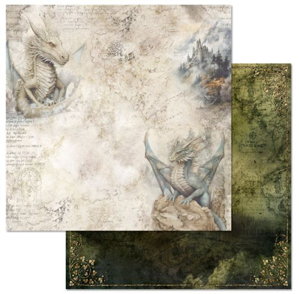 Бумага "Легенды Средиземья. Драконы" (ScrapMania)