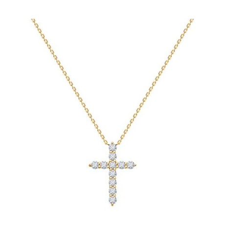 Колье из золота с фианитами