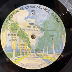 Винтажная виниловая пластинка LP Deep Purple Fireball (Япония 1976) (Без Оби) Strange Kind Of Woman