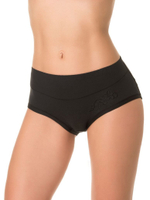 Трусы с высокой линией талии из бамбукового полотна (Размер: 4X) (Цвет: грязно-розовый)