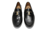 TOD"S logo-plaque leather loafers