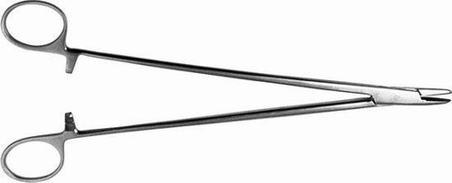 ТМ- И-10-27 Иглодержатель сосудистый, армир. тв.сплавом, 250 мм (НОВОЕ ИСПОЛНЕНИЕ)