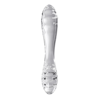 Фаллоимитатор из стекла с интенсивным рельефом Satisfyer Dazzling Crystal