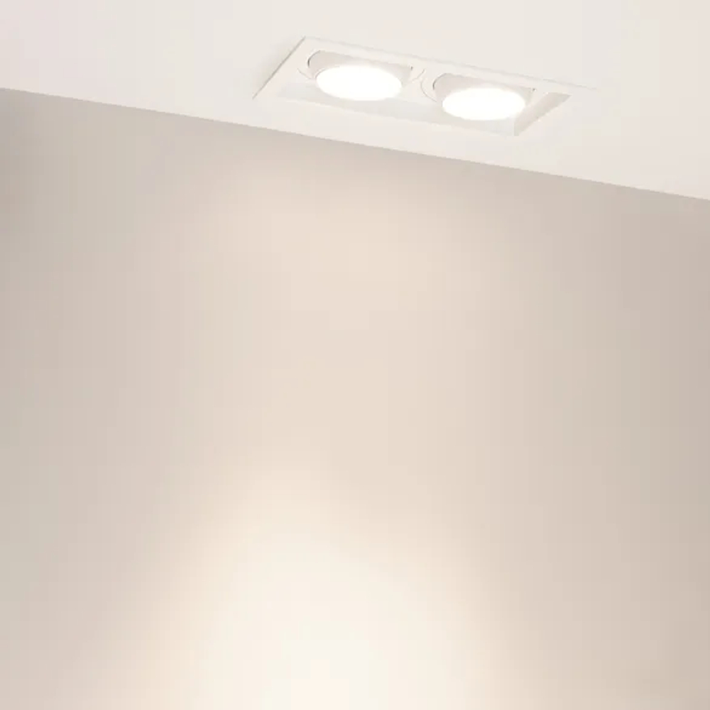 Светильник MS-VORTEX-BUILT-S250x140-2x30W Day4000 (WH-WH, 30 deg, 230V) (Arlight, IP20 Металл, 5 лет) 057764