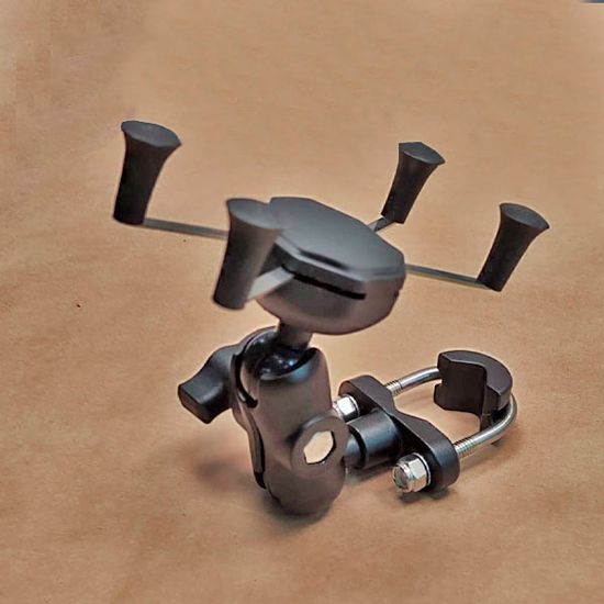 Алюминиевое крепление смартфона X-CLIP на руль велосипеда, мотоцикла, квадроцикла, снегохода