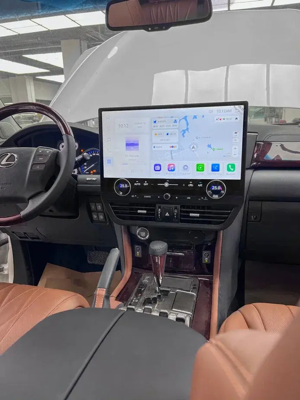 Магнитола для Lexus LX570 2007-2015 - Carmedia ZF-3037-GE на Android 13, 8Гб+128Гб, CarPlay, 4G SIM-слот