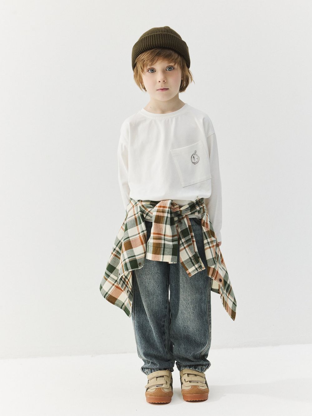 Лонгслив оверсайз "Молоко" с карманом