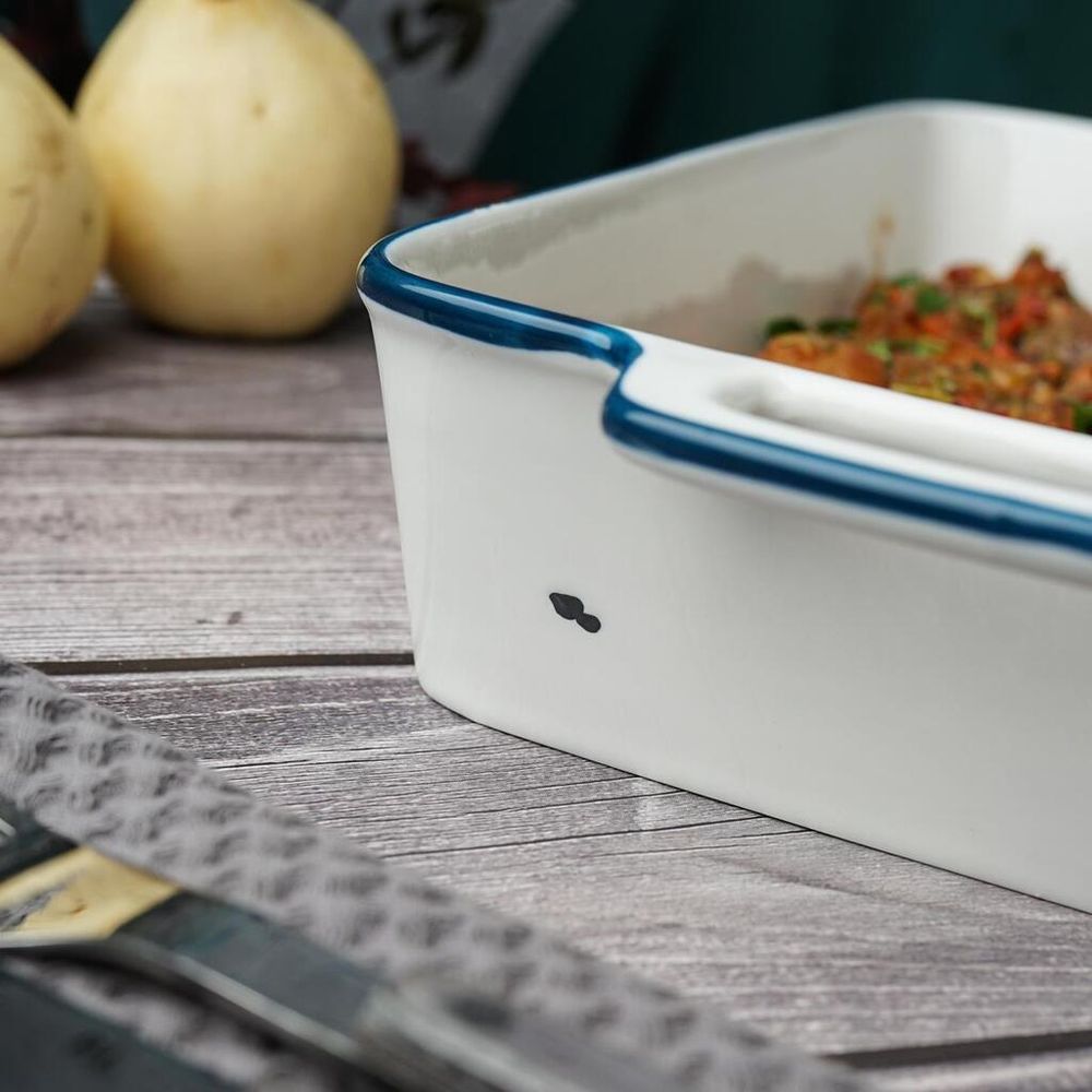 Блюдо прямоугольное 34*20 см h6,6 см 2290 мл с ручками   P.L. Proff Cuisine [1]