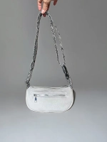 Сумка женская кросс-боди экокожа белая QOZA