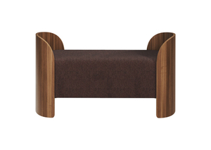 Банкетка Lagom 2 120 см (шоколад твид, орех)