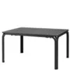 Стол раздвижной Alloro 140-210х100 см, антрацит