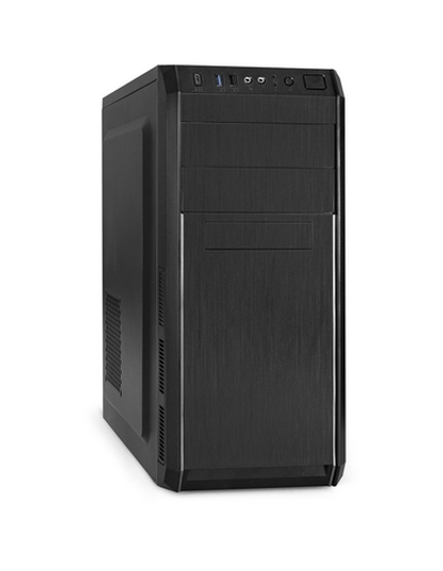 Exegate EX287365RUS Корпус Miditower ExeGate XP-334UC (ATX, без БП, 1*USB+1*USB3.0+1*TypeC, аудио, черный)