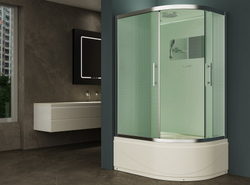 Душевая кабина Esbano (Эсбано) EST-129CRB L, с высоким поддоном, 120x90x210