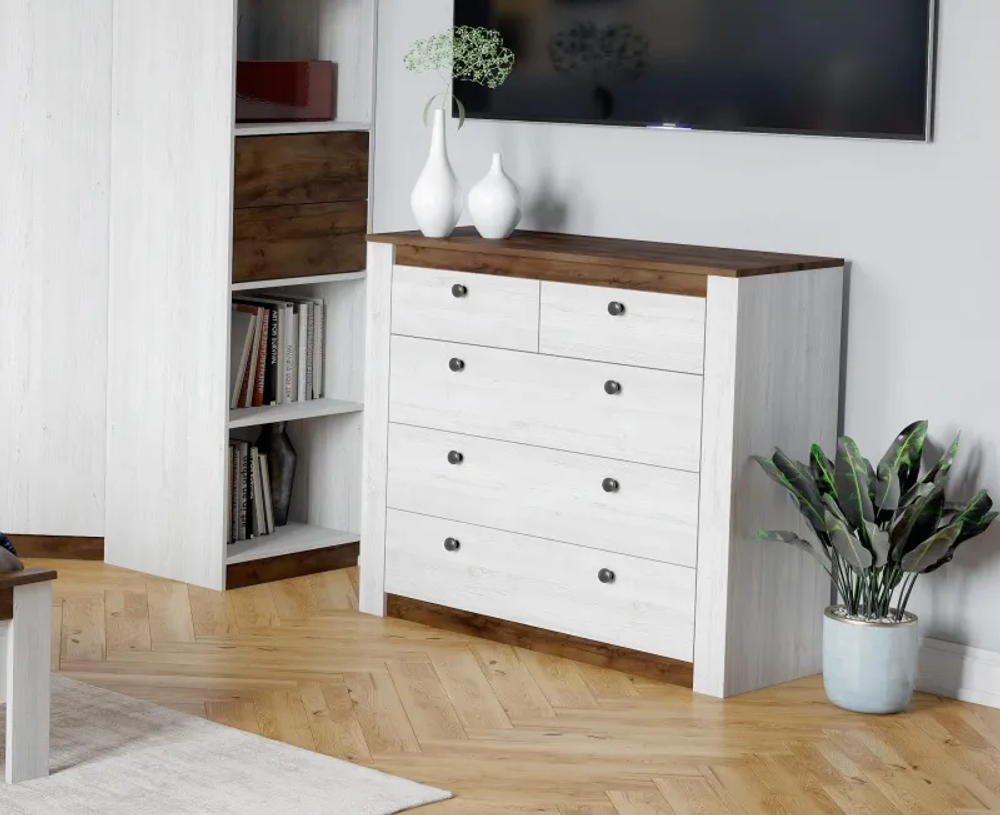 Даллас спальня Комод 5 ящиков