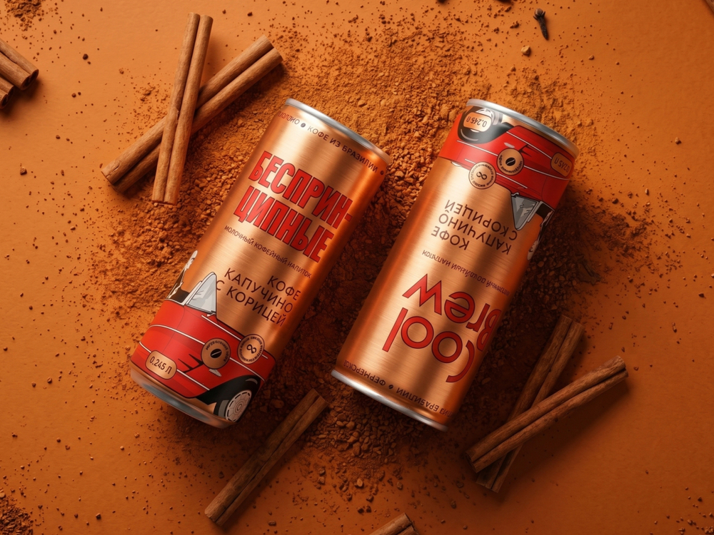 Капучино с корицей 0,245 л, шт./ COOLBREW x Беспринципные
