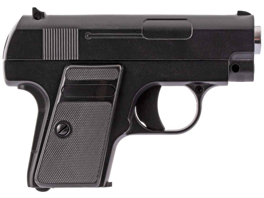 STALKER mod. SA25M Spring пист.пнев. (аналог Colt 1908) калибр 6мм металл черный