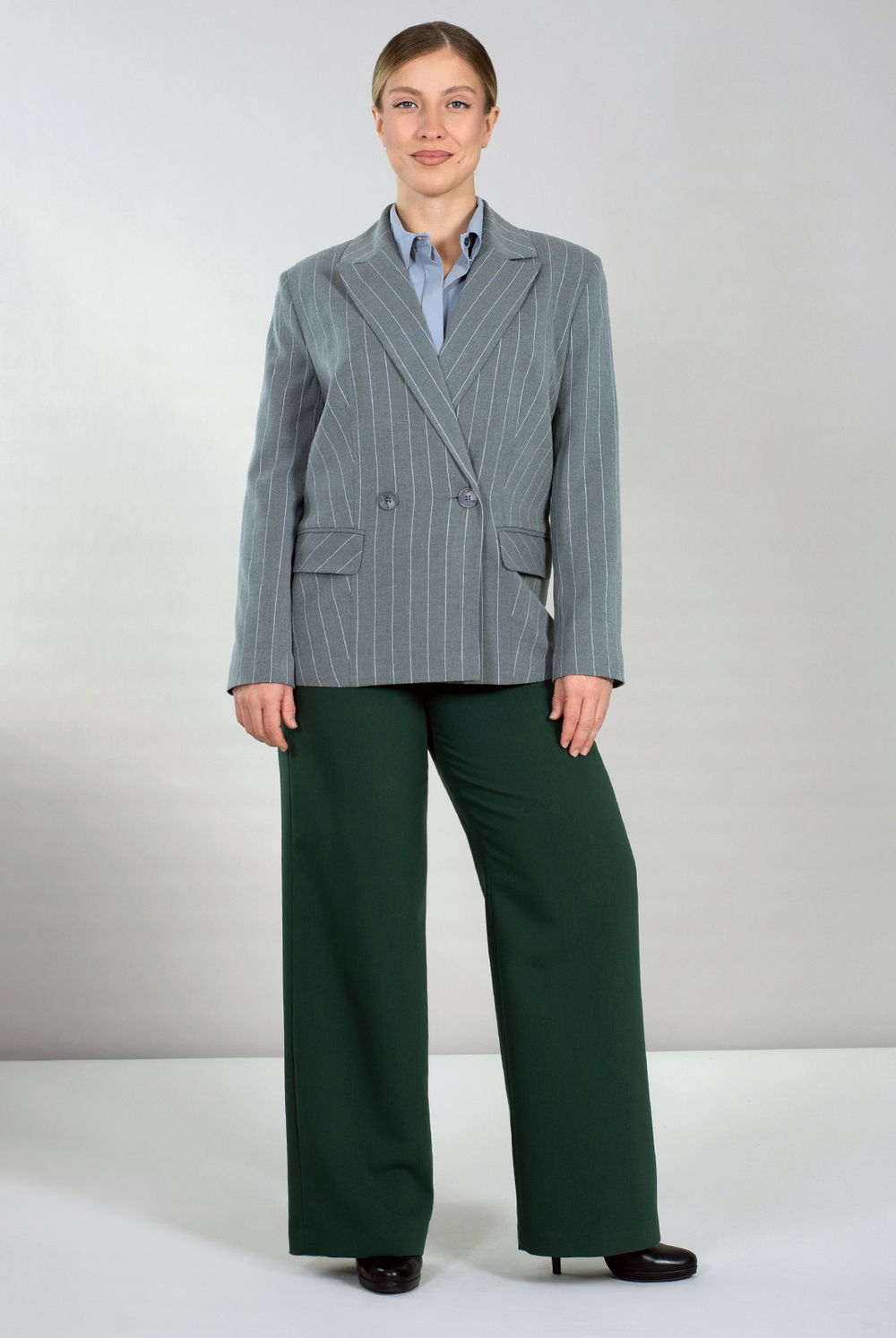 Жакет женский 4434АП, полоска #494П044434АП