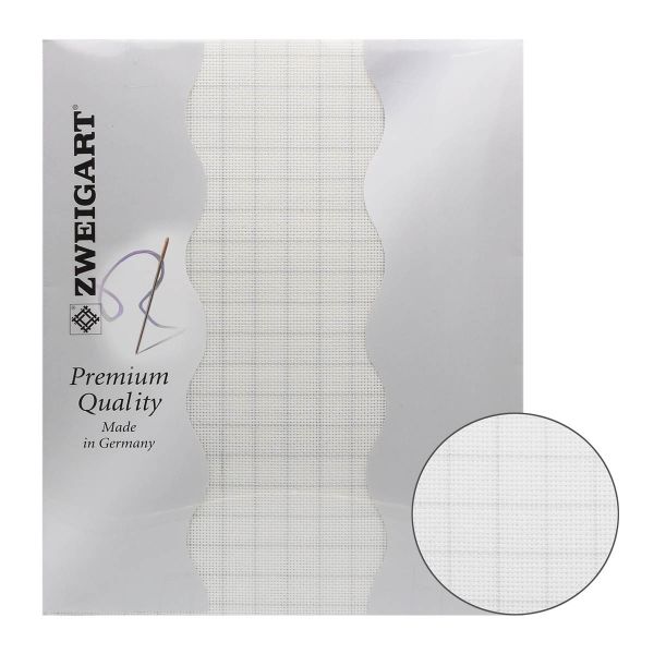 Канва Zweigart Aida extra fine Easy Count 20 ct, 50х55 см