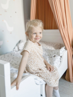 Платье с коротким рукавом Mjölk Sand Leopard